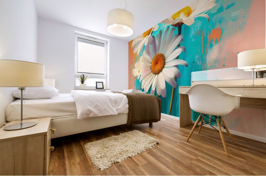 Gerber Daisies - Bright Daisy Bouquet Art Prints Mural print