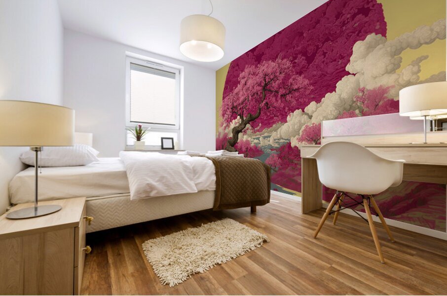 Haru No Uta 春の歌 - Song Of Spring - Japanese Cherry Blossom Art Prints Mural print