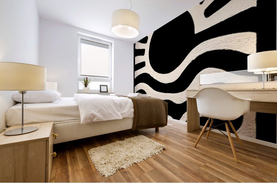 Heatwave – Minimal Abstract Print Mural print