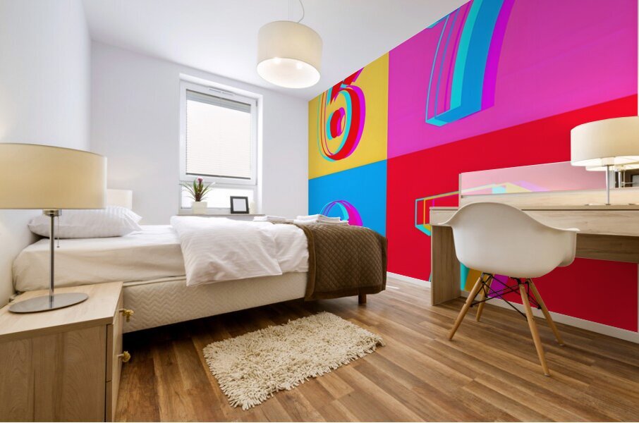 Six Seven – Gen Alpha Pop Art Print Mural print