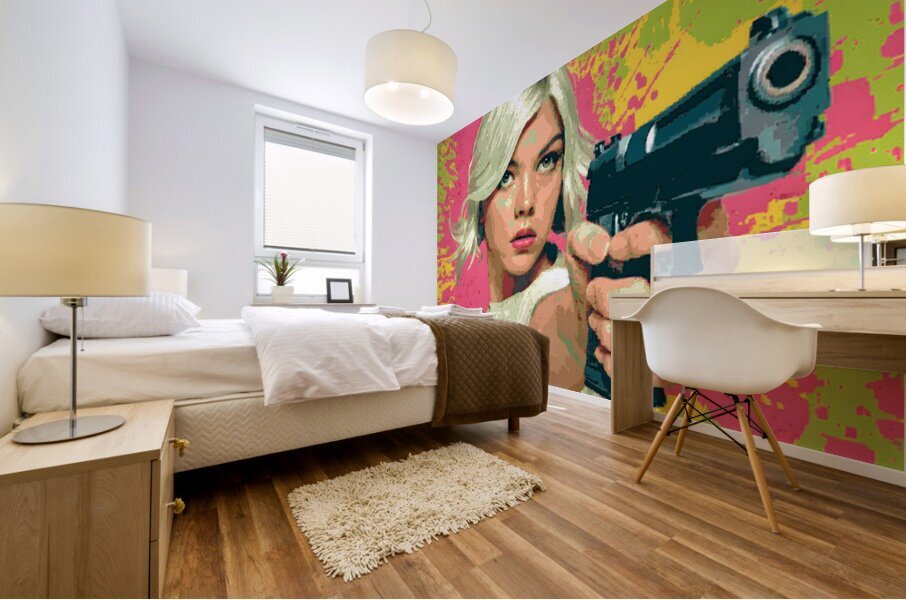 Neon Trigger – Pop Noir Print Mural print