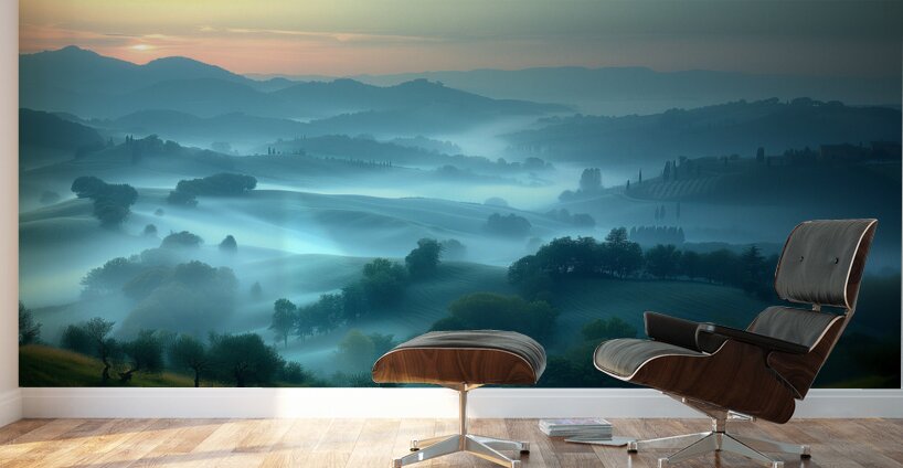 Beneath The Breath Of Dawn - Sunrise Landscape Art Prints Wall Murals