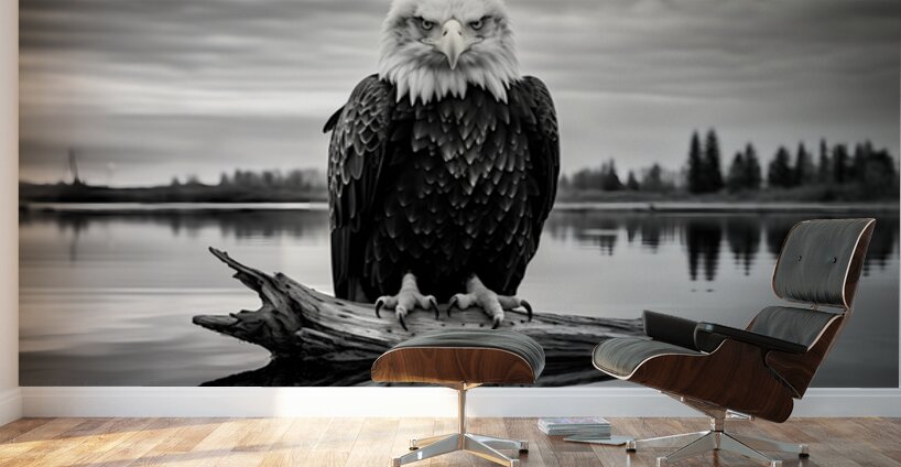 Looking Through You - Reflective Minimalist Landscape Art Prints Wall Murals