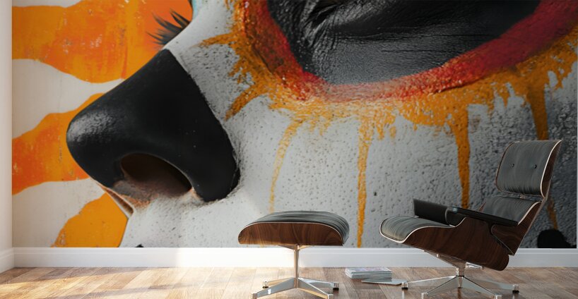 Hija Del Sol Azteca - Daughter Of The Aztec Sun - Dia de los Muertos Art Prints Wall Murals