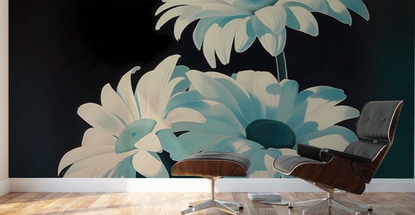 Midnight Bloom - Nocturne Floral Art Prints Wall Murals
