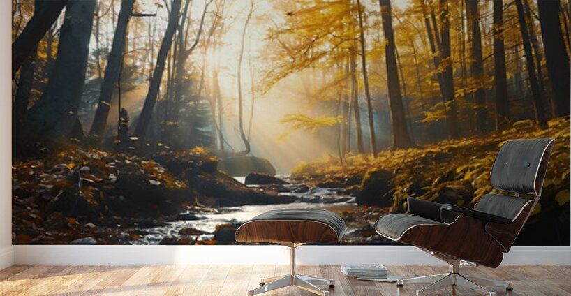 Noyau De Lumiere - Core Of Light - Minimal Landscape Art Prints Wall Murals