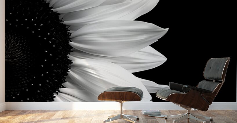 Sunflower Selfie 16 - Sunflower Portrait Art Prints Wall Murals