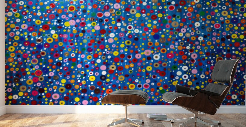 Cosmic Confetti – Vibrant Abstract Art Print Wall Murals
