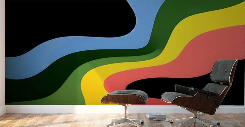 Wavelength – Modern Abstract Art Print Wall Murals