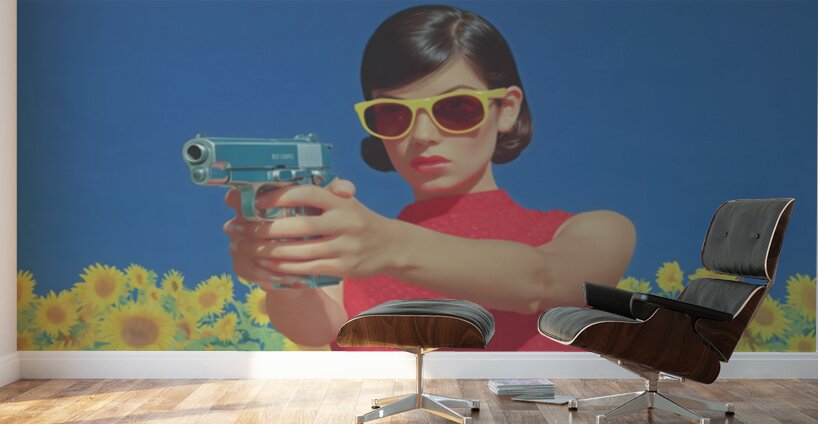Get Smart – Vintage Pop Fashion Art Print Wall Murals