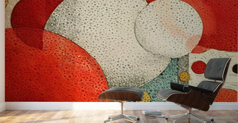 Orbit Geometry – Modern Circle Abstract PPrint. Wall Murals