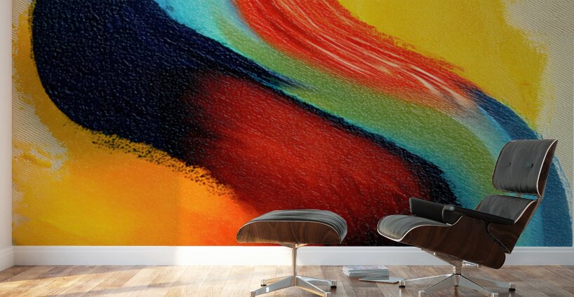 Chromatic Blocks VII – Patchwork Abstract Print Wall Murals