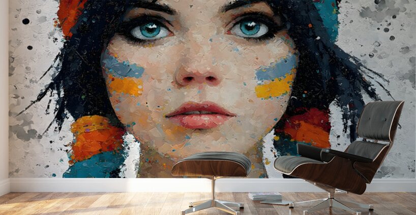 Who Told You  – Modern Portrait Print Wall Murals