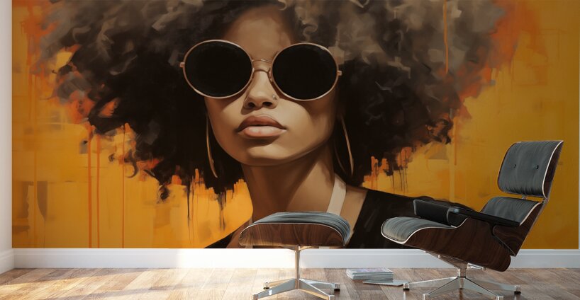 Vibe - Retro Pop Portrait Art Prints Wall Murals
