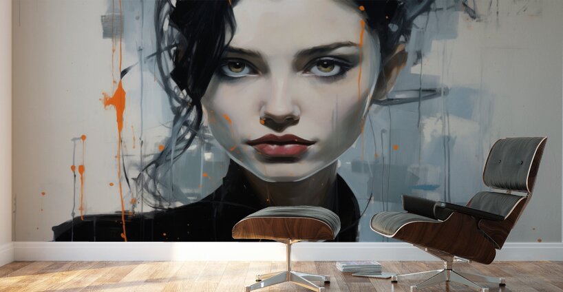 Narcissistic – Modern Portrait Study Art Print Wall Murals