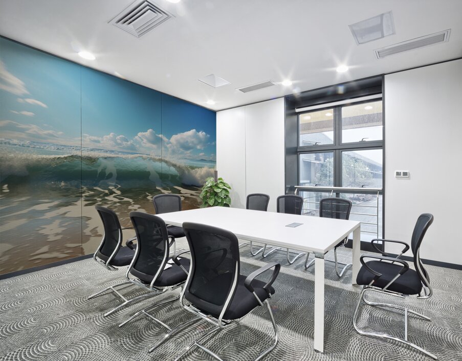 Beach – Modern Seascape Art Print Wall Printing