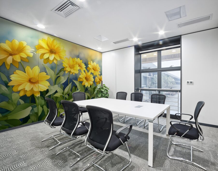 Golden Blooms – A Watercolor Celebration - Sunflower Watercolor Art Prints Wall Printing