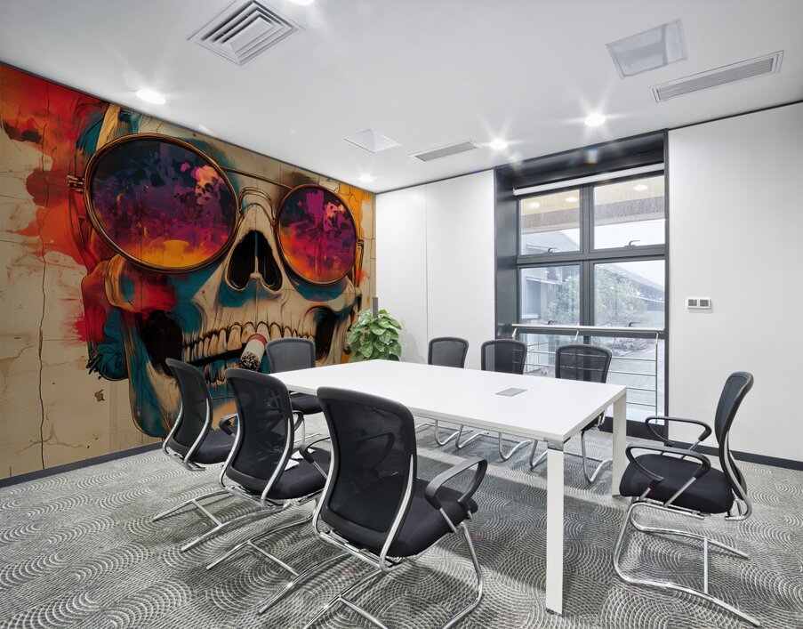 Boss Energy - Pop Surreal Skull Art Prints Wall Printing
