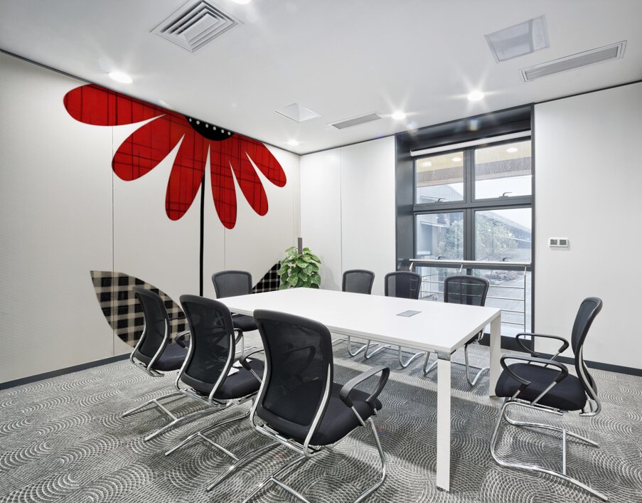 Plaid Botanica 10 - Graphic Floral Art Prints Wall Printing