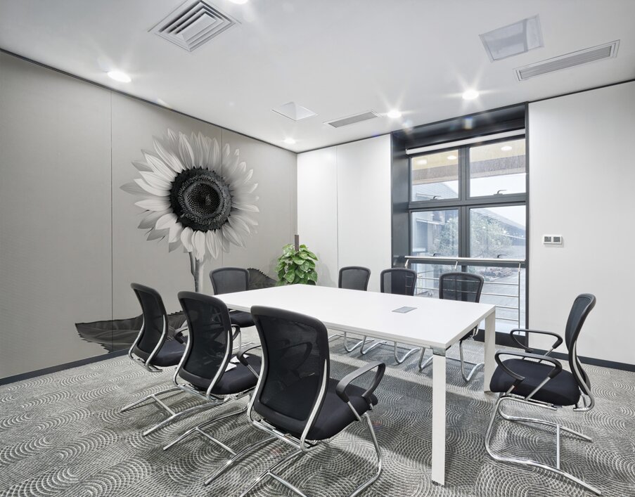 Sunflower Selfie 5 - Sunflower Portrait Art Prints Wall Printing