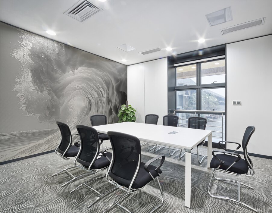 Shore Break - Black & White Wave Art Prints Wall Printing