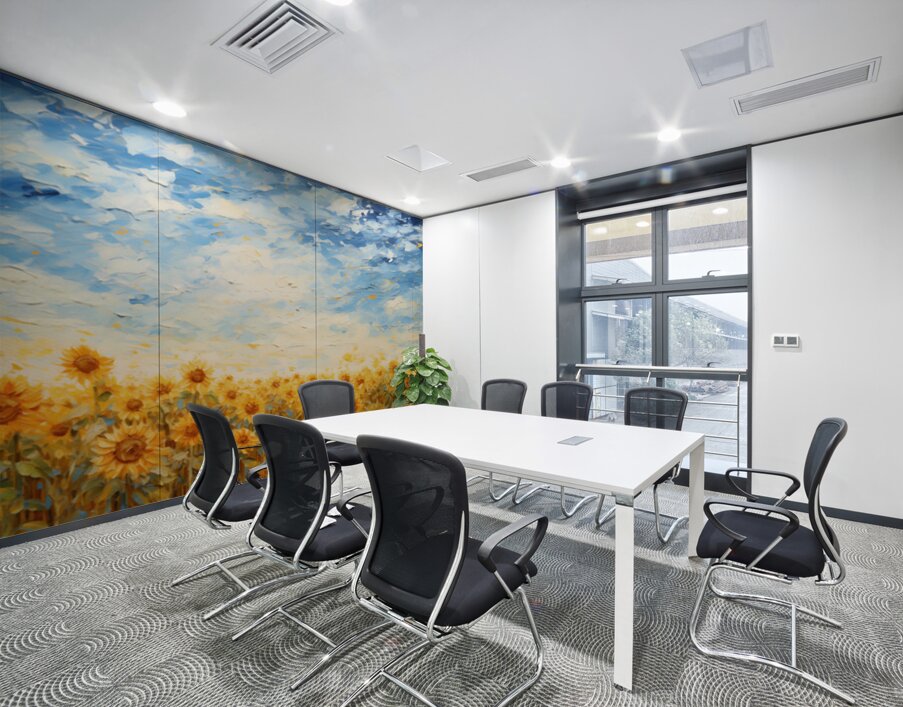 Symphony Of Sunlight - Sunflower Field Art Prints Wall Printing