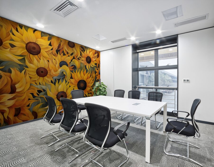 Helios - Sunflower Field Art Prints Wall Printing