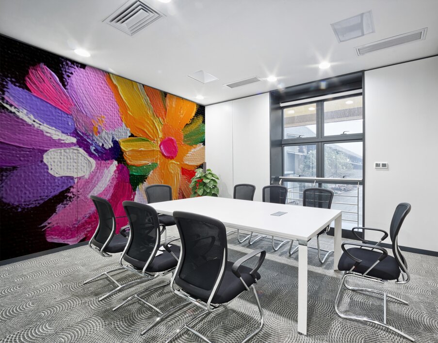 Eclat De Couleurs - Color Shout - Bold Floral Art Prints Wall Printing