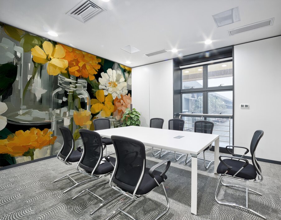 Fleurs Captives - Captive Flowers - Botanical Collage Art Prints Wall Printing