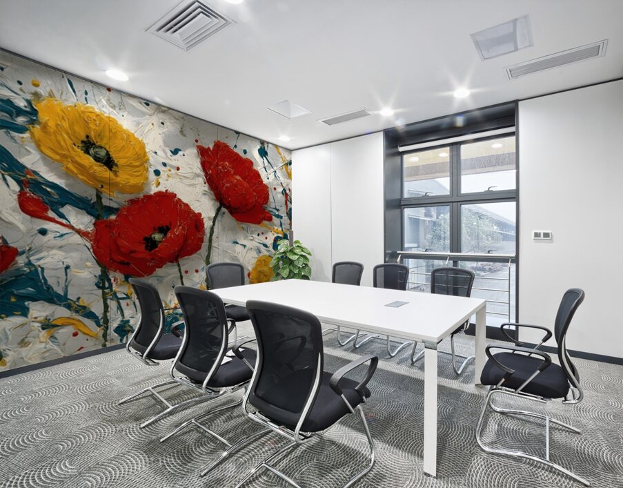 Fleurs En Mouvement - Flowers In Motion - Dynamic Floral Art Prints Wall Printing