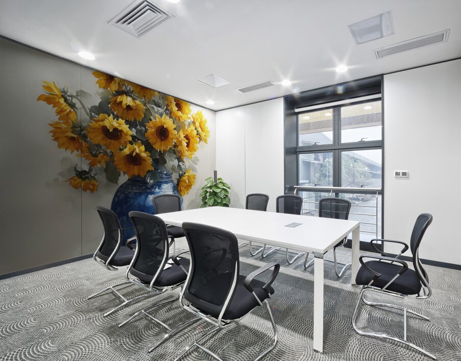 Eclat De Tournesols - Burst Of Sunflowers - Sunflower Vase Art Prints Wall Printing