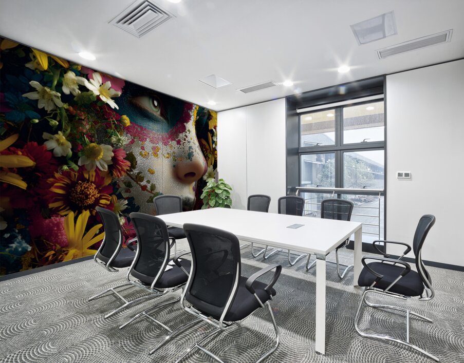 La Reina De Las Flores - The Queen Of Flowers - Pop Surreal Floral Art Prints Wall Printing