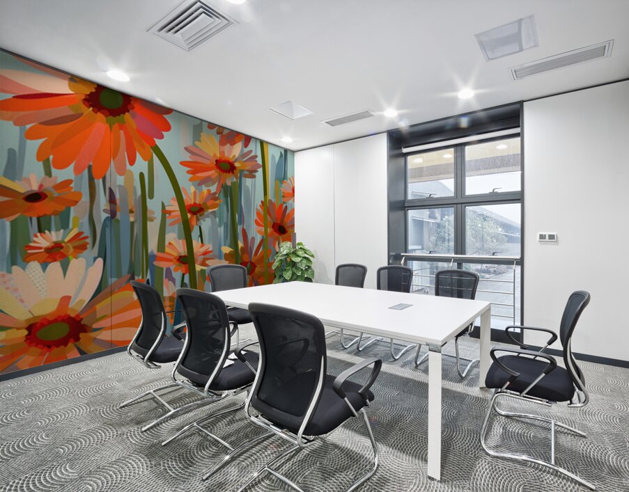 Champs De Lumiere - Fields Of Light - Modern Floral Art Prints Wall Printing