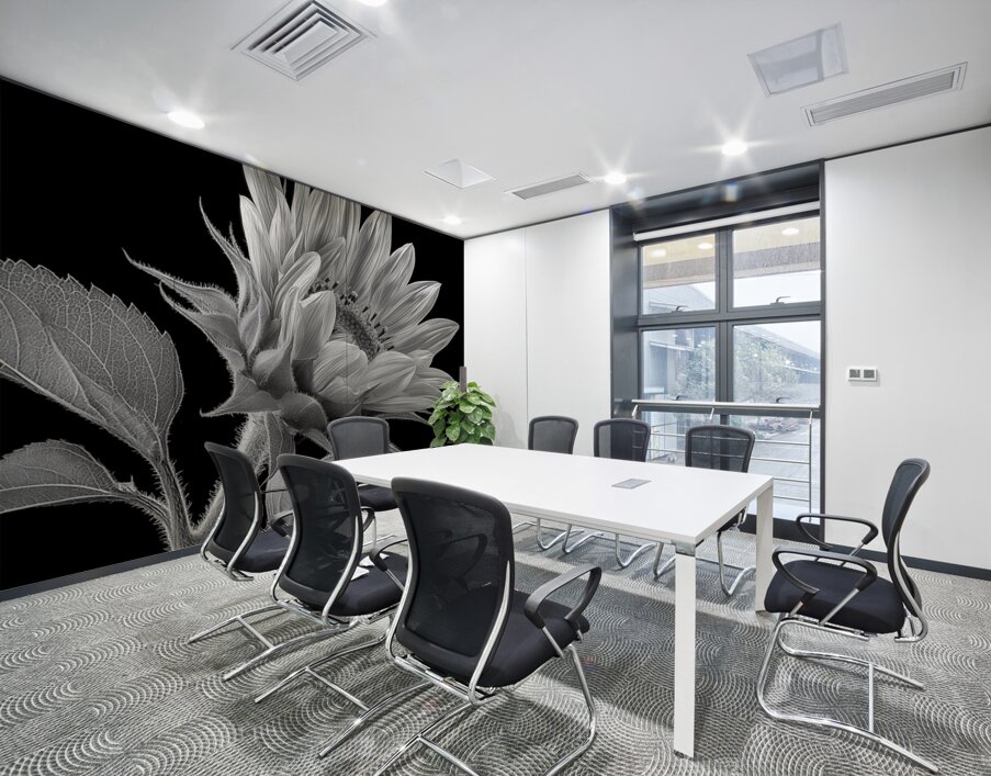 Sunflower Selfie 14 - Sunflower Portrait Art Prints Wall Printing