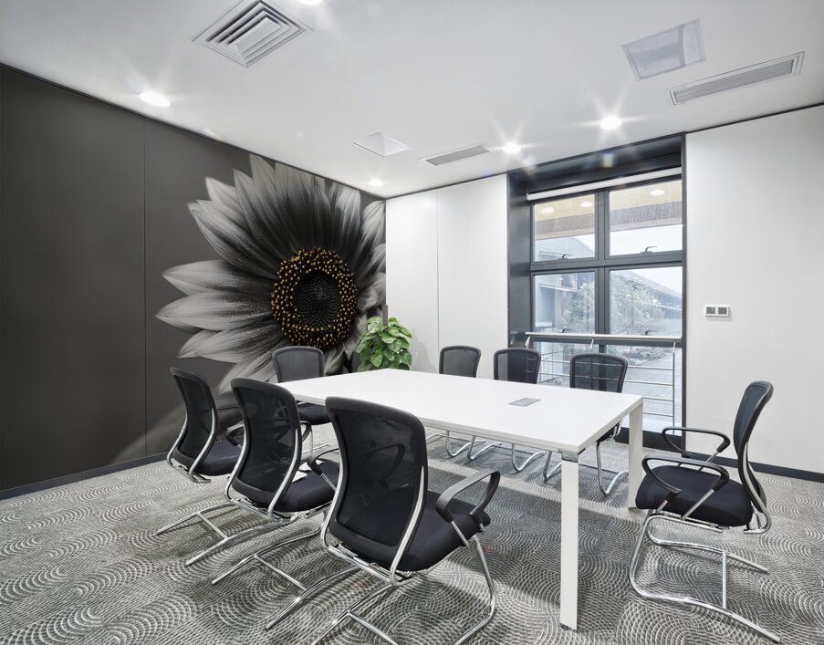 Sunflower Selfie 15 - Sunflower Portrait Art Prints Wall Printing