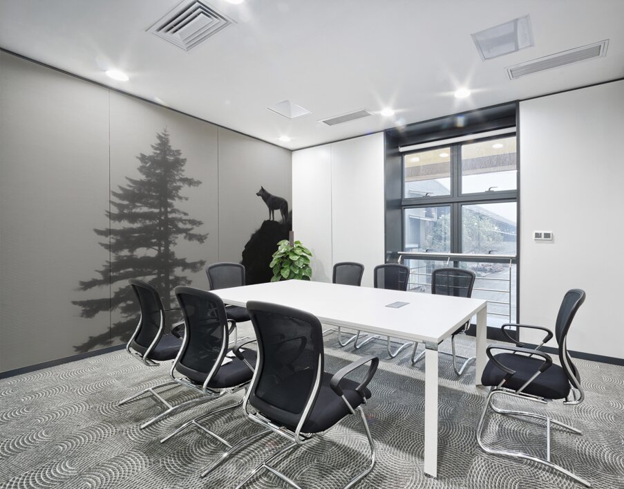 Misty Morning Lookout - Monochrome Landscape Art Prints Wall Printing