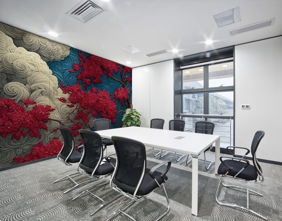 Ten No Hana 天の花 - Flowers Of Heaven - Japanese Floral Art Prints Wall Printing