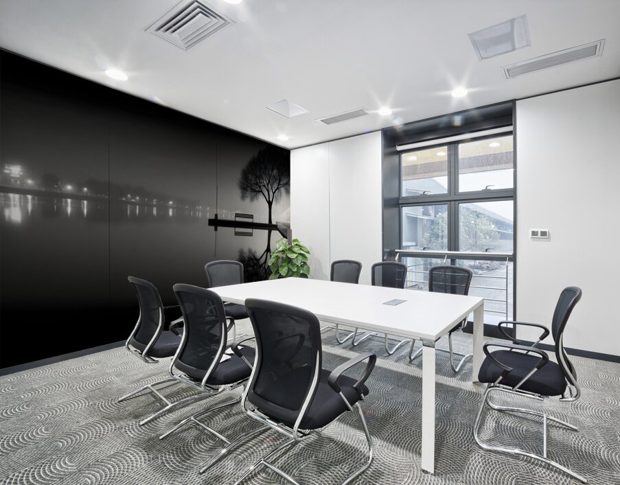 Sit And Reflect - Minimal Monochrome Art Prints Wall Printing