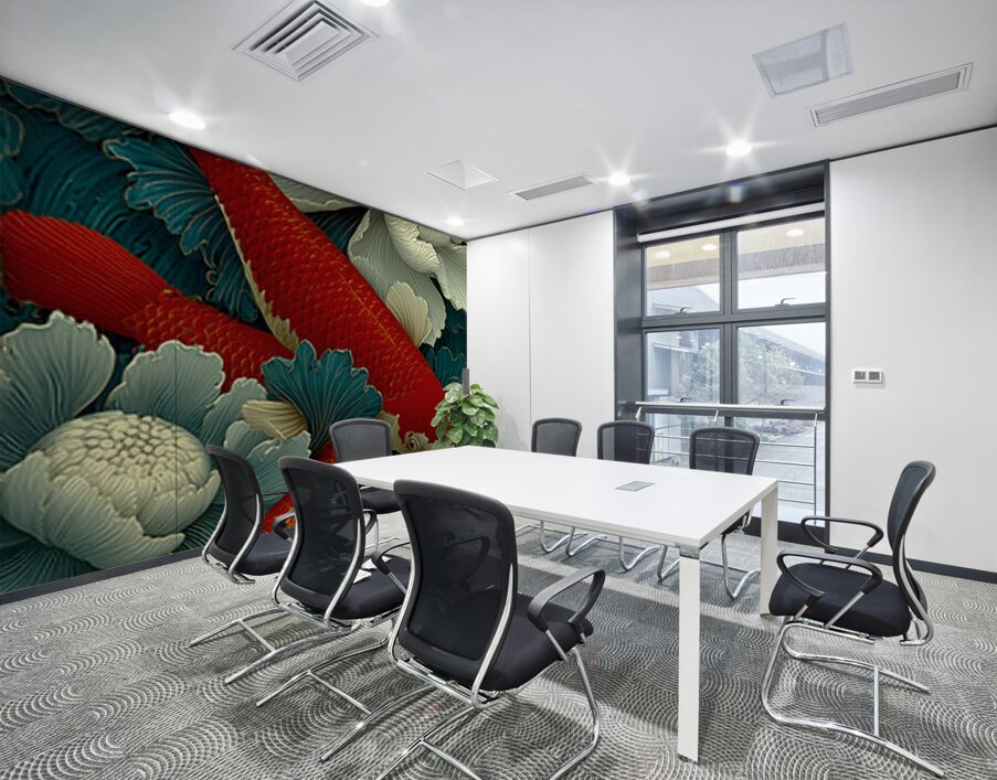 Seishin No Koun 精神の幸運 - Spiritual Good Fortune - Japanese Floral Art Prints Wall Printing