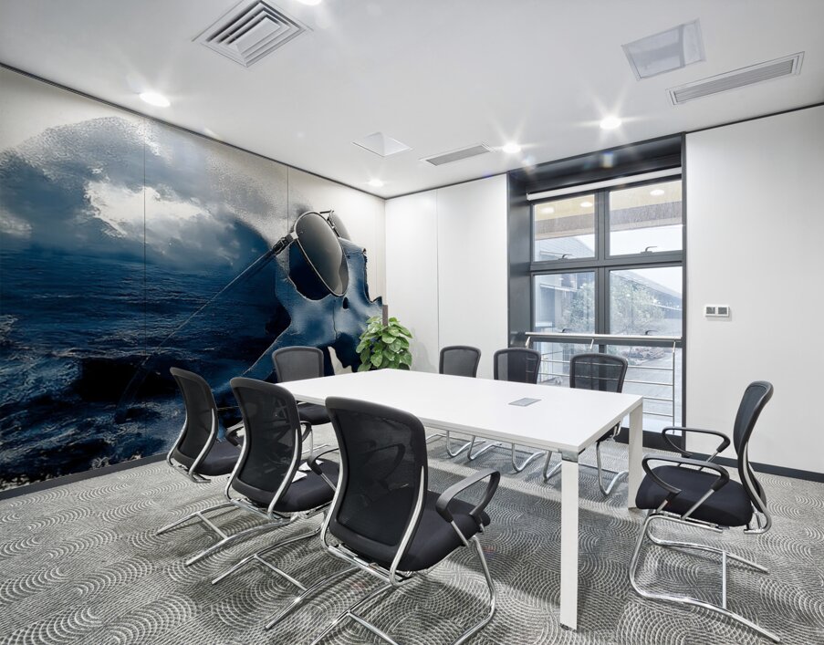 Dead Calm – Modern Seascape Art Print Wall Printing