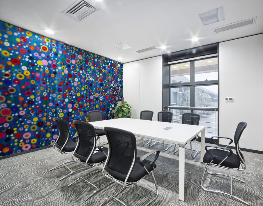 Cosmic Confetti – Vibrant Abstract Art Print Wall Printing