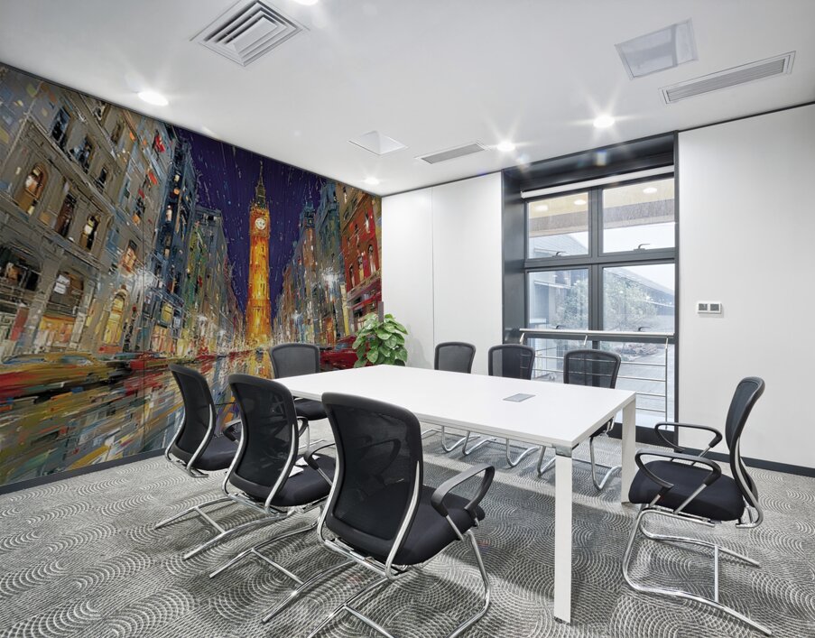 Timeless Motion Blur – Big Ben at Night Cityscape Art Print Wall Printing