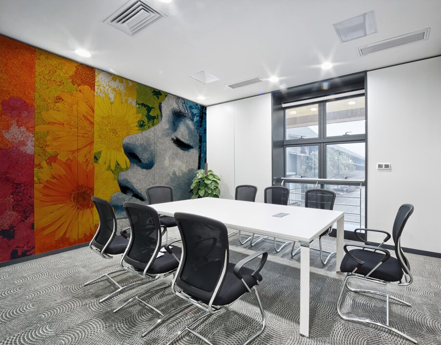 Spectrum Daydream - Floral Spectrum Portrait Art Print Wall Printing