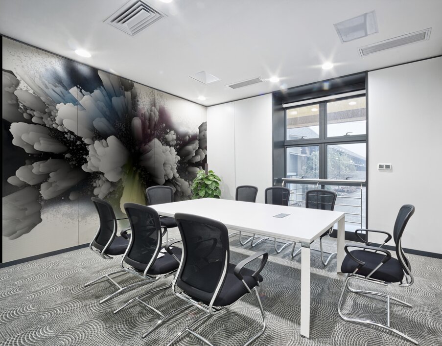 Monochrome Catalyst – Dynamic Monochromatic Abstract Print Wall Printing