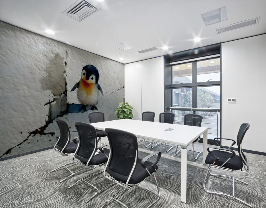 Little Wanderer – Baby Penguin Watercolor Print Wall Printing