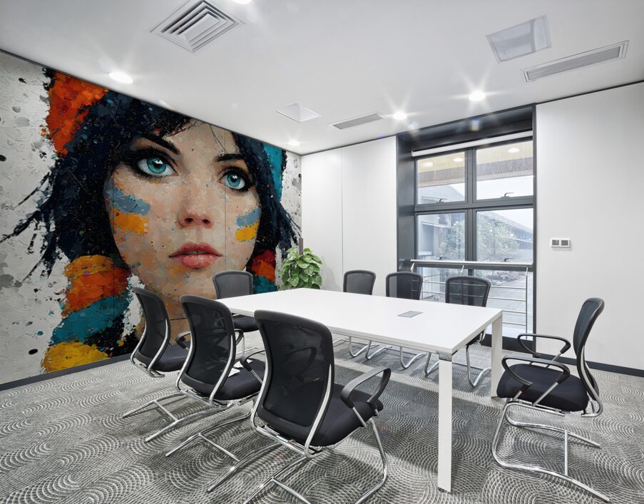 Who Told You  – Modern Portrait Print Wall Printing