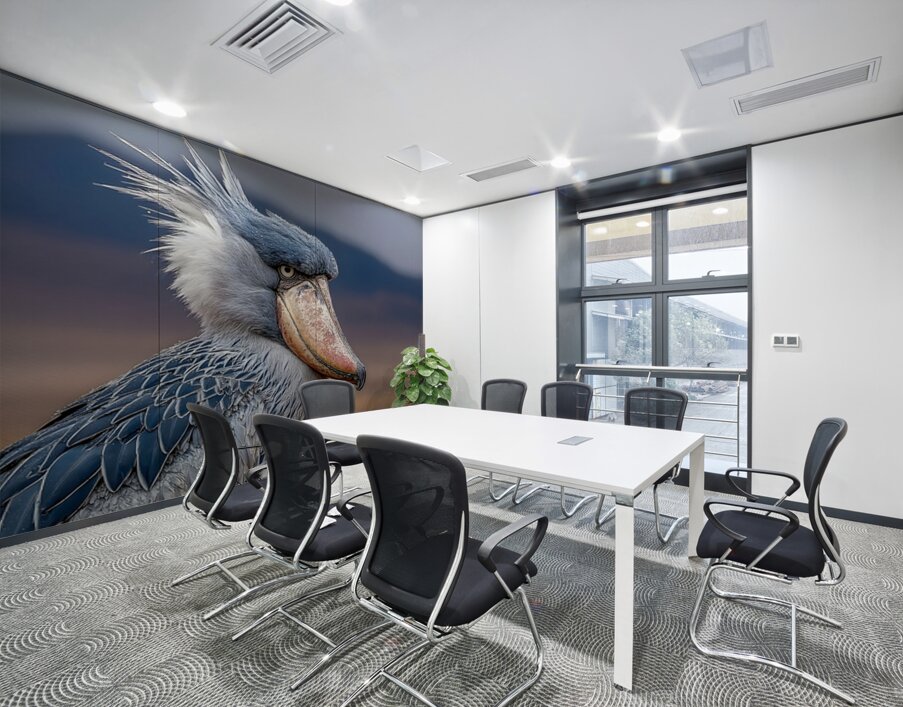 Iron Beak – Shoebill Stork Print Wall Printing