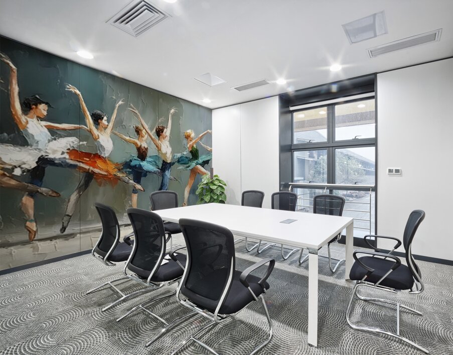 Rhythm in Motion – Ballet Dancers Print Wall Printing