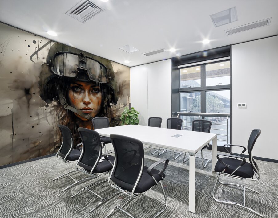 Field Ready – Modern Military Portrait Print Wall Printing