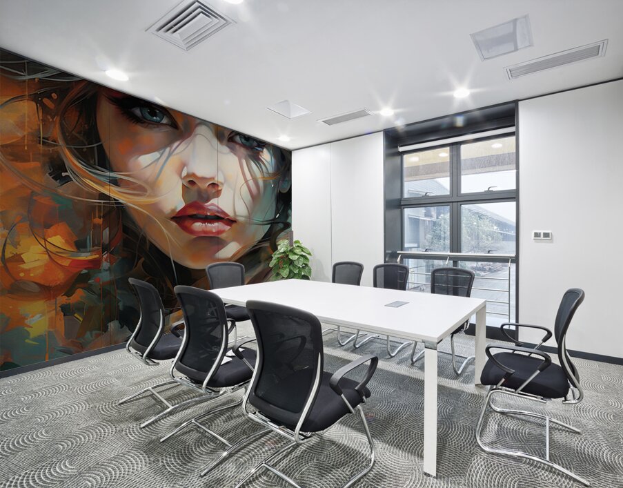 Midnight Siren – Dark Fantasy Portrait Art Print Wall Printing